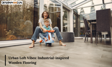 Urban Loft Vibes: Industrial-inspired Wooden Flooring