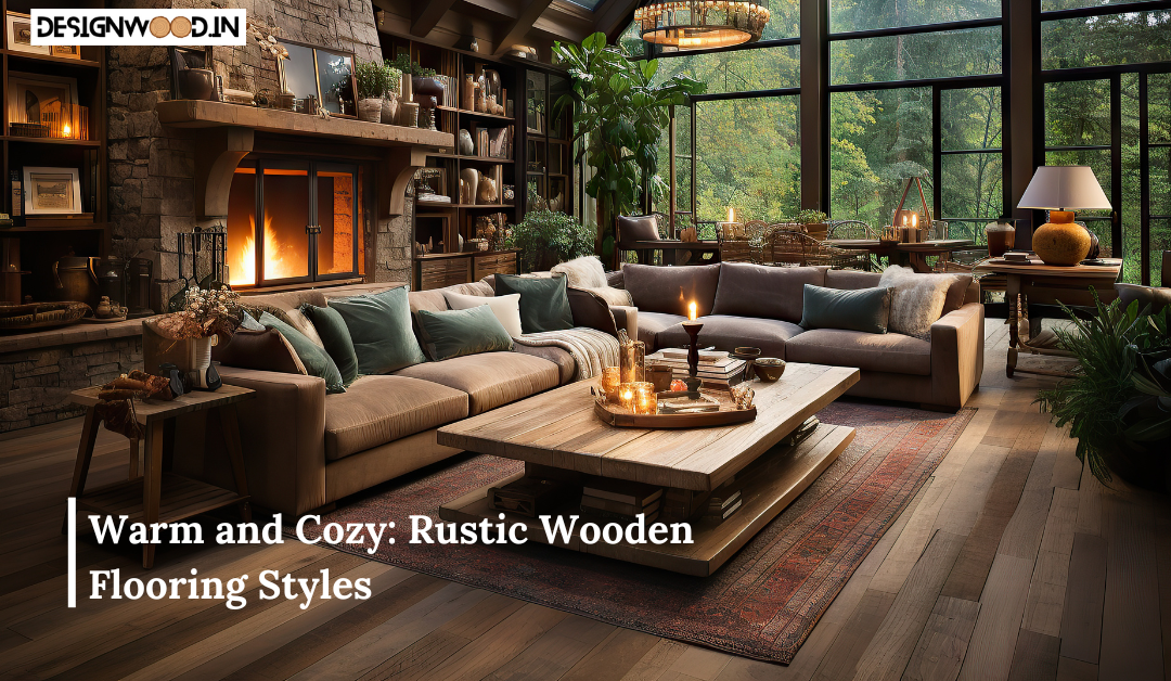 Warm and Cozy: Rustic Wooden Flooring Styles